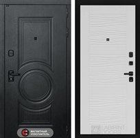 Входная металлическая дверь Лабиринт GRAND 06 - Белое дерево 42279