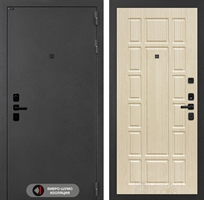 Входная металлическая дверь Лабиринт ACUSTIC 12 - Беленый дуб 42321