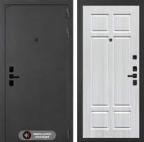 Входная металлическая дверь Лабиринт ACUSTIC 08 - Кристалл вуд 42324