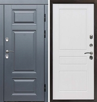Входная металлическая дверь с терморазрывом Интерма Классика Лиственница 42657