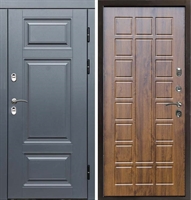 Входная металлическая дверь с терморазрывом Интерма Престиж Дуб 42652