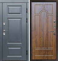 Входная металлическая дверь с терморазрывом Интерма Арка Дуб 42639