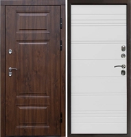 Входная металлическая дверь Термо Премиум фл-249 Белый матовый 42894