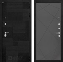 Входная металлическая дверь Лабиринт Pazl-Пазл 24 - Графит софт 43419