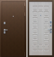 Входная металлическая дверь АСД Спартак | Дуб беленый 7150