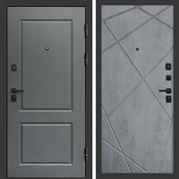 Входная металлическая дверь ВЕРОНА фл-247 Бетон темный 46946