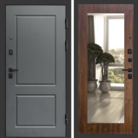 Входная металлическая дверь ВЕРОНА фл-251 с зеркалом Дуб 46955