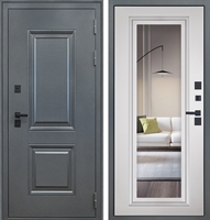 Входная дверь с зеркалом АСД Арктика 3к с Терморазрывом 47091