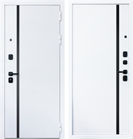 Входная металлическая дверь АСД Ливерпуль Белый матовый 43030