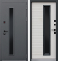 Входная дверь АСД Терморазрыв Тренто - Тонированный стеклопакет 47092