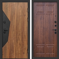 Входная металлическая дверь Авангард фл-245 Орех премиум 46796