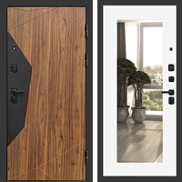 Входная дверь Авангард фл-251 с зеркалом Белый софт 47126