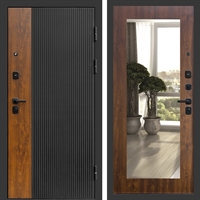 Входная дверь Престиж black фл-251 с зеркалом Дуб 47389