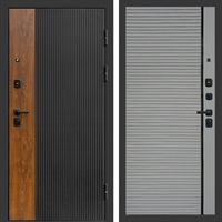 Входная дверь Престиж black фл-248 Грей софт, черная вставка 47397