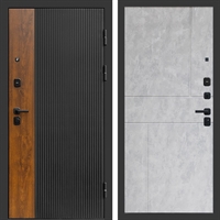 Входная дверь Престиж black фл-246 Бетон светлый 47378