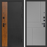 Входная дверь Престиж black фл-246 Грей софт 47395