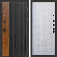 Входная дверь Престиж black фл-242 Белое дерево 47368