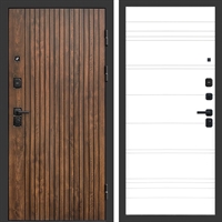 Входная дверь ТВИСТ фл-249 Белый матовый 47453