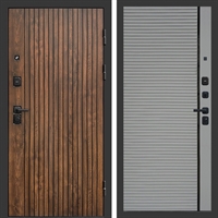 Входная дверь ТВИСТ фл-248 Грей софт, черная вставка 47465