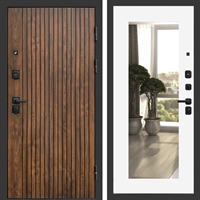 Входная дверь ТВИСТ фл-251 с зеркалом Белый софт 47470