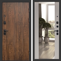 Входная дверь ТВИСТ фл-252 с зеркалом Лиственница 47461