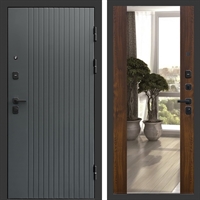 Входная дверь Гермес фл-252 с зеркалом Дуб 47528