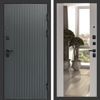 Входная дверь Гермес фл-252 с зеркалом Лиственница 47529