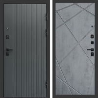 Входная дверь Гермес фл-247 Бетон темный 47516