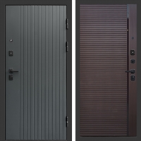 Входная дверь Гермес фл-248 Шоколад, черная вставка 47534