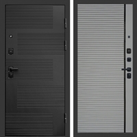 Входная дверь Фаворит фл-248 Грей софт, черная вставка 47670