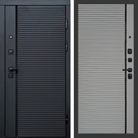 Входная дверь Феррони фл-248 Грей софт, черная вставка 47738