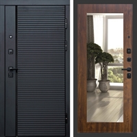 Входная металлическая дверь Феррони фл-251 с зеркалом Дуб 47730