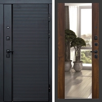 Входная металлическая дверь Феррони фл-252 с зеркалом Дуб 47733