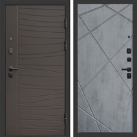 Входная дверь Сицилия фл-247 Бетон темный 47789