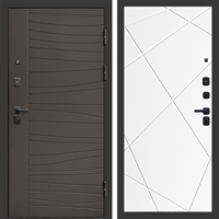 Входная дверь Сицилия фл-247 Белый матовый 47791