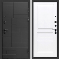 Входная дверь Квадро фл-243 Белый матовый 47837