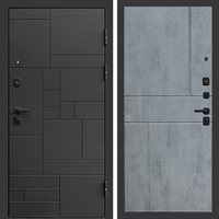 Входная дверь Квадро фл-246 Бетон темный 47856