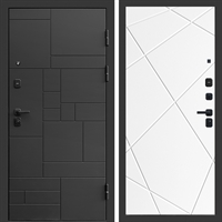 Входная дверь Квадро фл-247 Белый матовый 47859