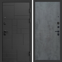 Входная дверь Квадро фл-298 Бетон темный 47884
