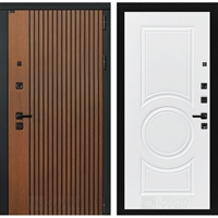 Входная металлическая дверь Лабиринт STORM 23 - Белый софт 4049874