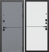 Входная металлическая дверь АСД Бриг Белый матовый 48570