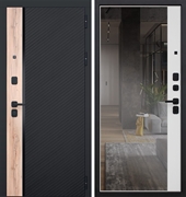 Входная дверь АСД Фрегат с зеркалом Белый матовый 48573