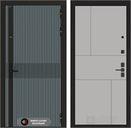 Входная металлическая дверь Лабиринт ISSIDA 21 - Грей софт 48796