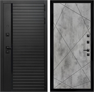 Входная дверь Интеко Агат Лучи Бетон светлый 48890