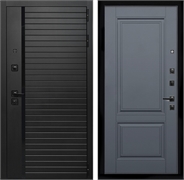 Входная дверь Интеко Агат фл-117 Графит 48892