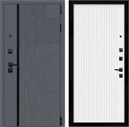 Входная дверь Интеко Вертикаль Белый мат 48910