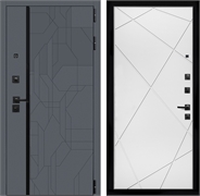 Входная дверь Интеко Верона Лучи Белый мат 48917