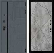 Входная дверь Интеко Верона Лучи Бетон светлый 48918