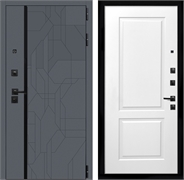 Входная дверь Интеко Верона фл-117 Белый мат 48919