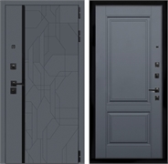 Входная дверь Интеко Верона фл-117 Графит 48920